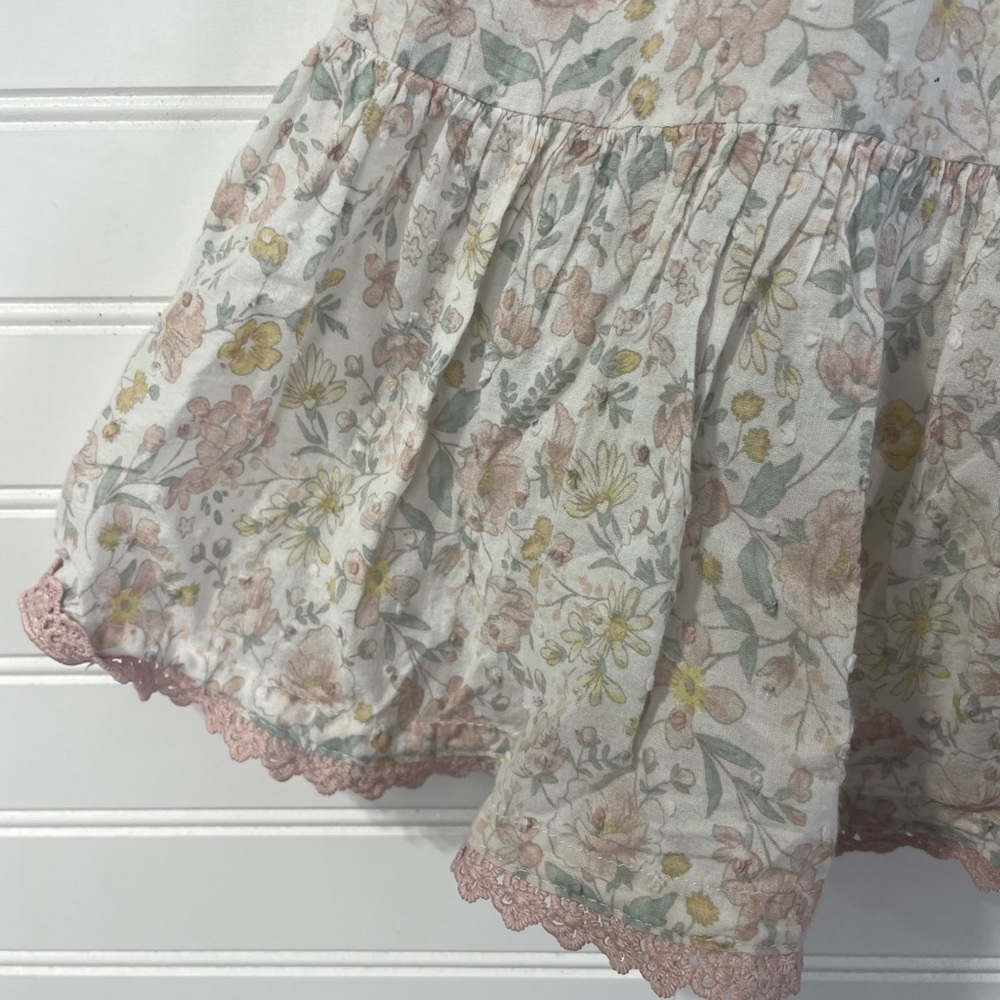 Catherine Malandrino Floral Tiered Sleeveless Button Front Dress 18month-2T - Picture 9 of 10